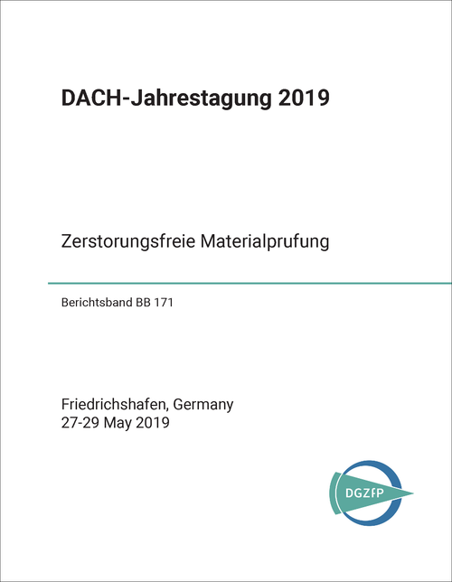 DACH ANNUAL CONFERENCE. 2019. NON-DESTRUCTIVE MATERIAL TESTING