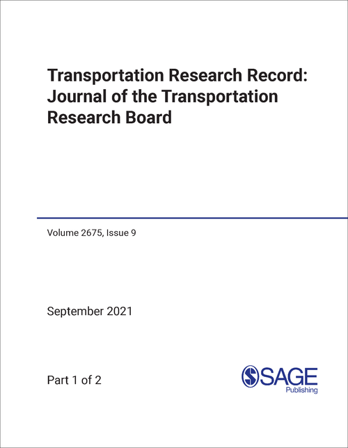 TRANSPORTATION RESEARCH RECORD. VOLUME 2675, ISSUE #9 (SEPTEMBER 2021) (2 PARTS)