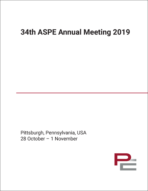 AMERICAN SOCIETY FOR PRECISION ENGINEERING. ANNUAL MEETING. 34TH 2019.