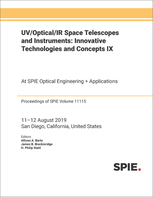 UV/OPTICAL/IR SPACE TELESCOPES AND INSTRUMENTS: INNOVATIVE TECHNOLOGIES AND CONCEPTS IX