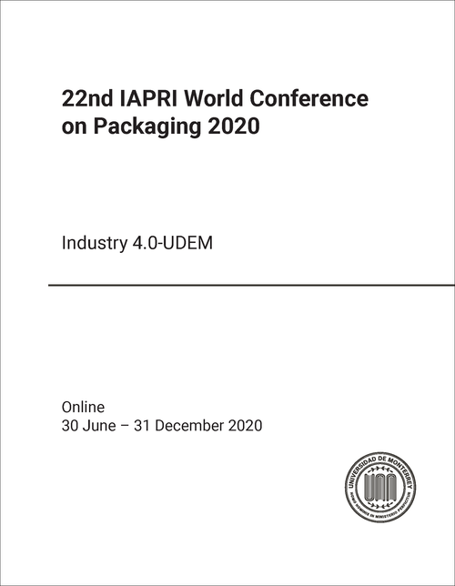 PACKAGING. IAPRI WORLD CONFERENCE. 22ND 2020. INDUSTRY 4.0-UDEM