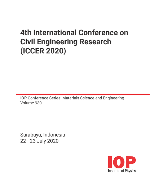 CIVIL ENGINEERING RESEARCH. INTERNATIONAL CONFERENCE. 4TH 2020. (ICCER 2020)