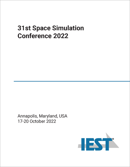 SPACE SIMULATION CONFERENCE. 31ST 2022.