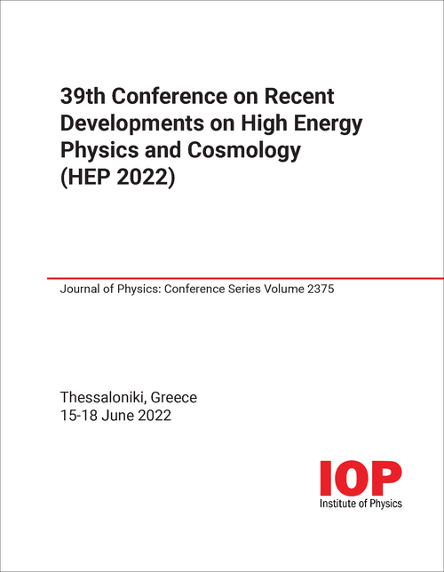 RECENT DEVELOPMENTS ON HIGH ENERGY PHYSICS AND COSMOLOGY. CONFERENCE. 39TH 2022. (HEP 2022)