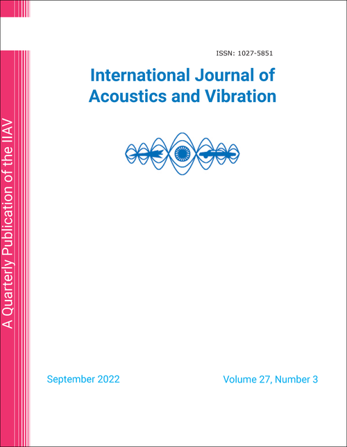 INTERNATIONAL JOURNAL OF ACOUSTICS AND VIBRATION. VOLUME 27 NUMBER 3 (2022).