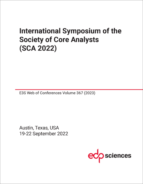 SOCIETY OF CORE ANALYSTS. INTERNATIONAL SYMPOSIUM. 2022. (SCA 2022)