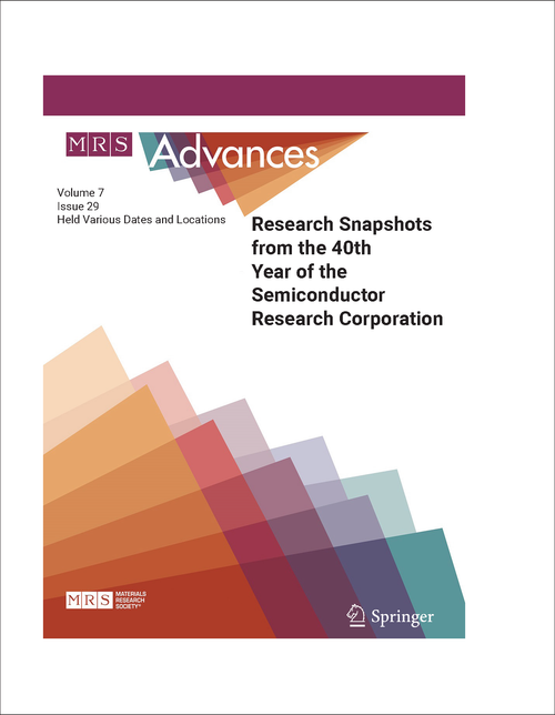 RESEARCH SNAPSHOTS FROM THE 40TH YEAR OF THE SEMICONDUCTOR RESEARCH CORPORATION. MRS ADVANCES VOLUME 7, ISSUE 29