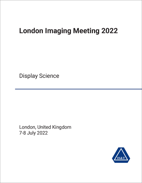 IMAGING MEETING. LONDON. 2022. DISPLAY SCIENCE