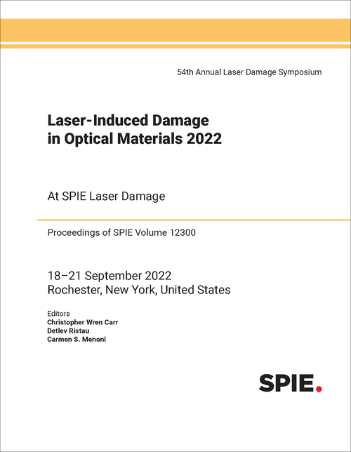 LASER-INDUCED DAMAGE IN OPTICAL MATERIALS 2022