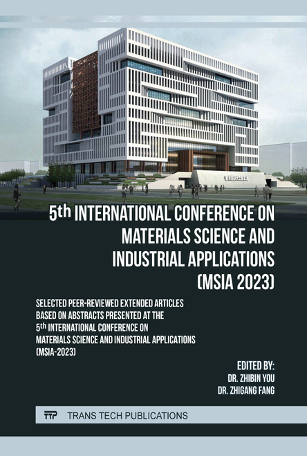 MATERIAL SCIENCE AND INDUSTRIAL APPLICATIONS. INTERNATIONAL CONFERENCE. 5TH 2023. (MSIA 2023)