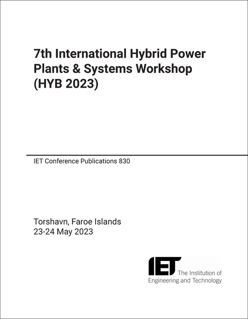 HYBRID POWER PLANTS AND SYSTEMS WORKSHOP. INTERNATIONAL. 7TH 2023. (HYB 2023)