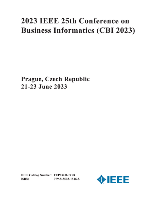 BUSINESS INFORMATICS. IEEE CONFERENCE. 25TH 2023. (CBI 2023)