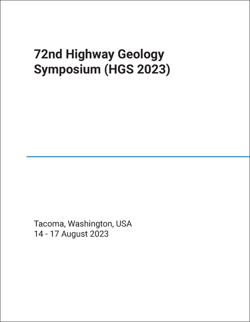 HIGHWAY GEOLOGY SYMPOSIUM. 72ND 2023. (HGS 2023)