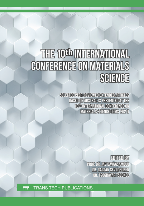 MATERIALS SCIENCE. INTERNATIONAL CONFERENCE. 10TH 2021. (ICMS-2021)