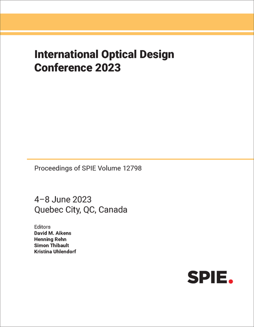 INTERNATIONAL OPTICAL DESIGN CONFERENCE 2023
