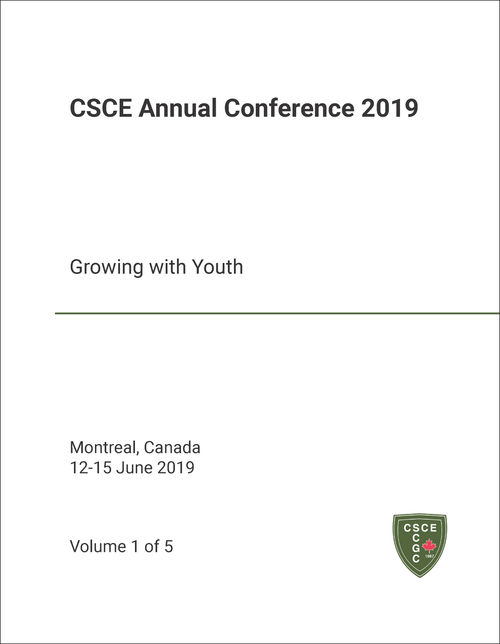 CANADIAN SOCIETY FOR CIVIL ENGINEERING. ANNUAL CONFERENCE. 2019. (5 VOLS) GROWING WITH YOUTH