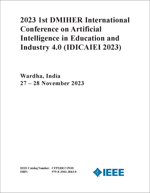 ARTIFICIAL INTELLIGENCE IN EDUCATION AND INDUSTRY 4.0. DMIHER INTERNATIONAL CONFERENCE. 1ST 2023. (IDICAIEI 2023)