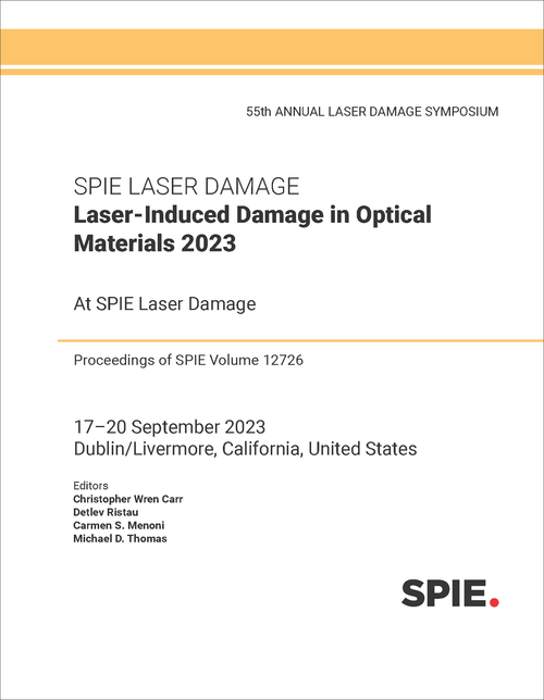 LASER-INDUCED DAMAGE IN OPTICAL MATERIALS 2023