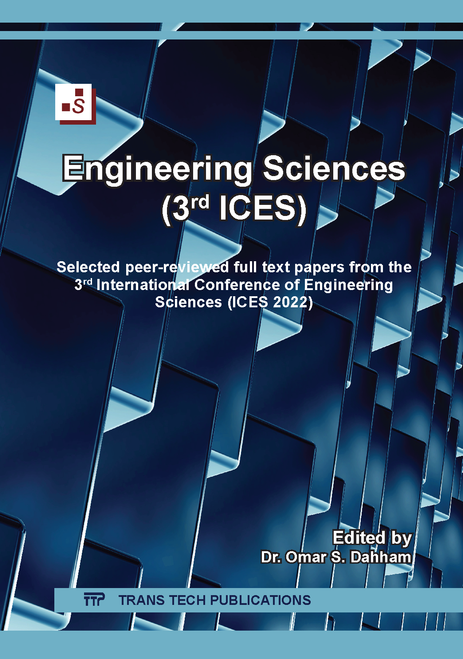 ENGINEERING SCIENCES. INTERNATIONAL CONFERENCE. 3RD 2022. (ICES 2022) (FULL TEXT PAPERS)