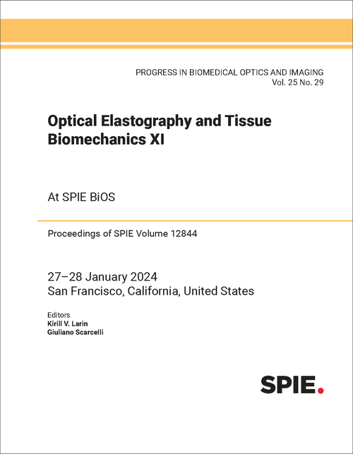 OPTICAL ELASTOGRAPHY AND TISSUE BIOMECHANICS XI