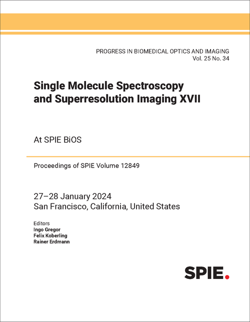 SINGLE MOLECULE SPECTROSCOPY AND SUPERRESOLUTION IMAGING XVII