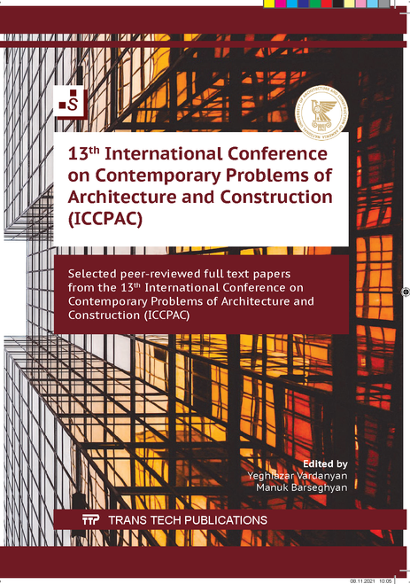 CONTEMPORARY PROBLEMS OF ARCHITECTURE AND CONSTRUCTION. INTERNATIONAL CONFERENCE. 13TH 2021. (ICCPAC 2021)