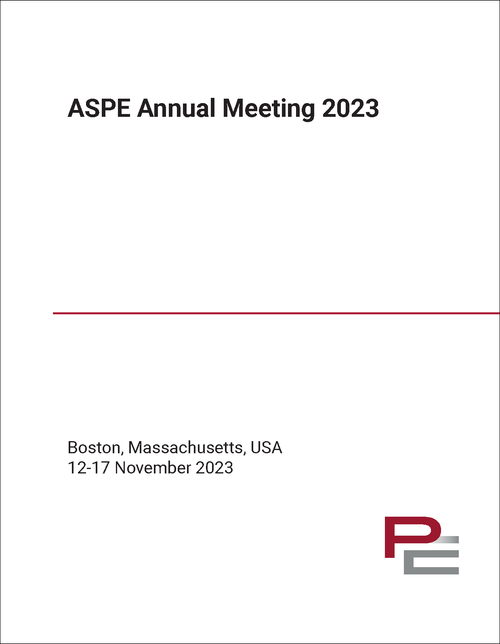 AMERICAN SOCIETY FOR PRECISION ENGINEERING. ANNUAL MEETING. 2023.