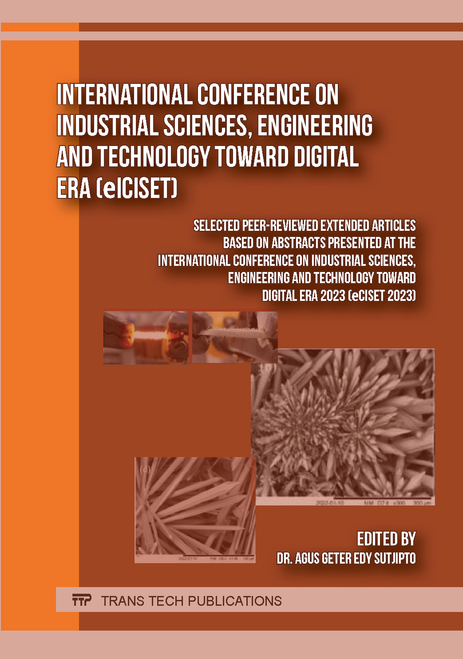 INDUSTRIAL SCIENCES, ENGINEERING AND TECHNOLOGY TOWARD DIGITAL ERA. INTERNATIONAL CONFERENCE. 2023. (ECISET 2023)