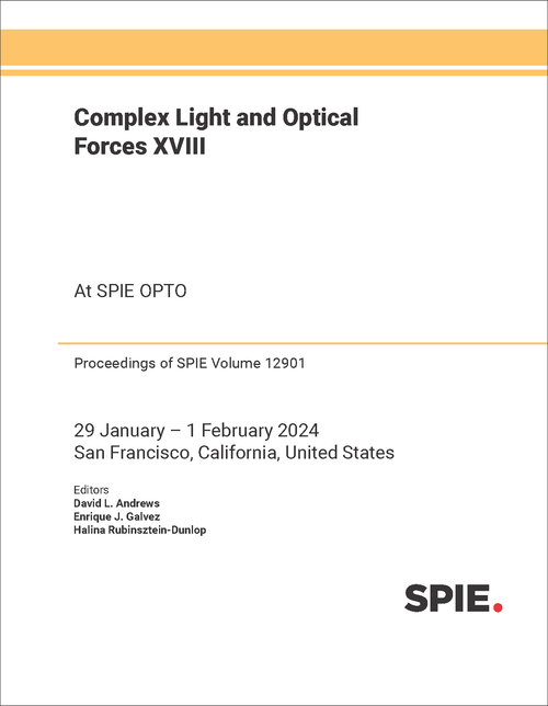 COMPLEX LIGHT AND OPTICAL FORCES XVIII