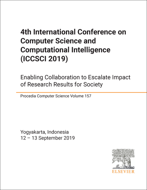 COMPUTER SCIENCE AND COMPUTATIONAL INTELLIGENCE. INTERNATIONAL CONFERENCE. 4TH 2019. (ICCSCI 2019)       ENABLING COLLABORATION TO ESCALATE IMPACT OF RESEARCH RESULTS FOR SOCIETY