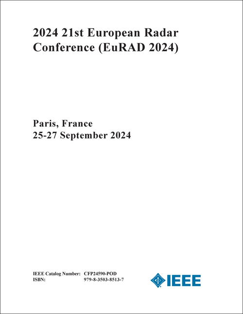 RADAR CONFERENCE. EUROPEAN. 21ST 2024. (EuRAD 2024)
