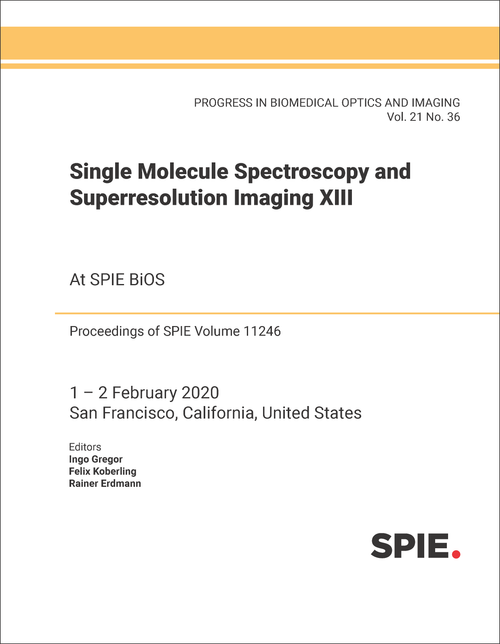 SINGLE MOLECULE SPECTROSCOPY AND SUPERRESOLUTION IMAGING XIII