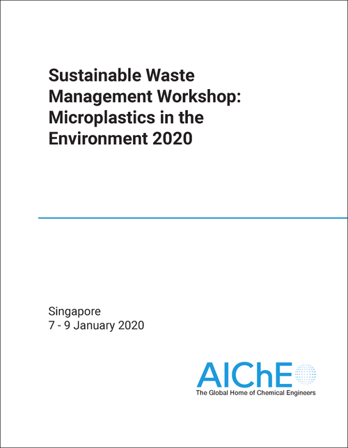SUSTAINABLE WASTE MANAGEMENT WORKSHOP: MICROPLASTICS IN THE ENVIRONMENT. 2020.