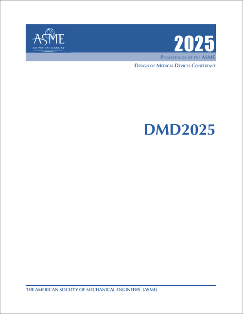 DESIGN OF MEDICAL DEVICES CONFERENCE. 2025. DMD2025