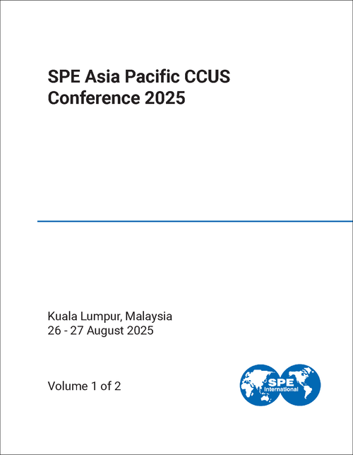 CCUS CONFERENCE. SPE ASIA PACIFIC. 2025. (2 VOLS)