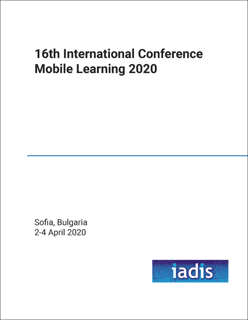 MOBILE LEARNING. INTERNATIONAL CONFERENCE. 16TH 2020.