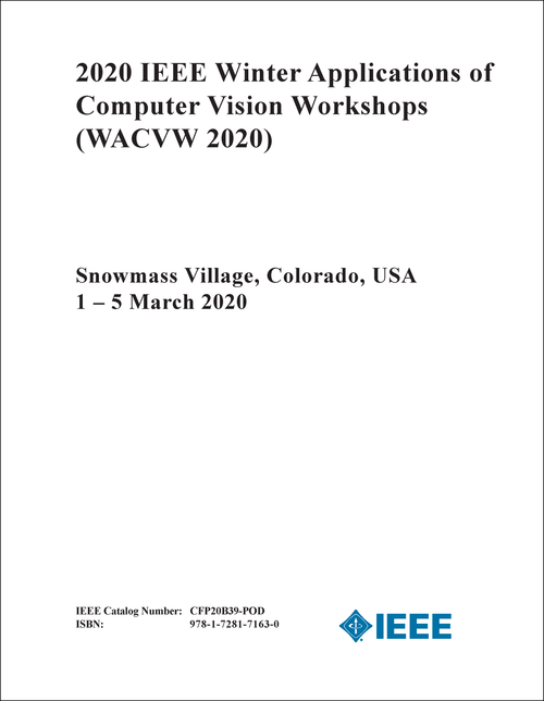 APPLICATIONS OF COMPUTER VISION WORKSHOPS. IEEE WINTER. 2020. (WACVW 2020)