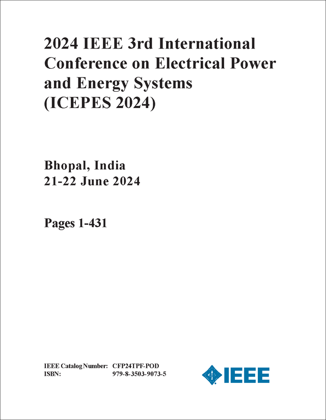 ELECTRICAL POWER AND ENERGY SYSTEMS. IEEE INTERNATIONAL CONFERENCE. 3RD