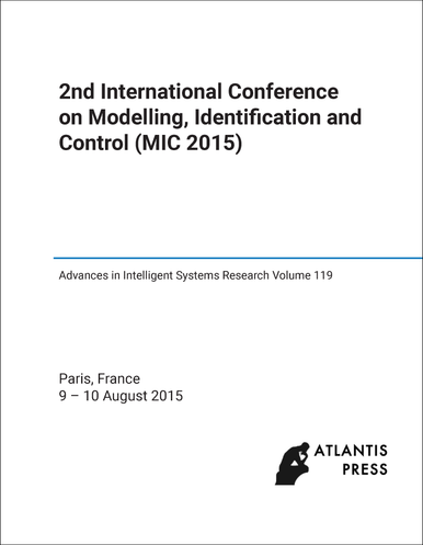 MODELLING, IDENTIFICATION AND CONTROL. INTERNATIONAL CONFERENCE. 2ND ...