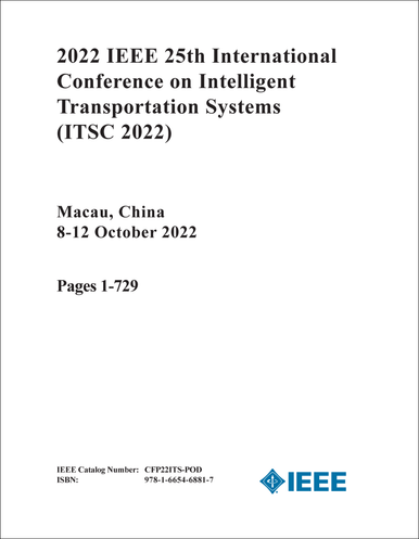 Itsc INTELLIGENT TRANSPORTATION SYSTEMS. IEEE INTERNATIONAL CONFERENCE. 25TH ...
