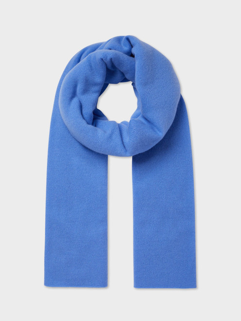 Cashmere Travel Wrap- Cornflower Blue