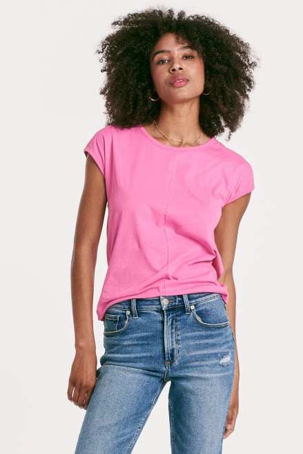 Lacey Dolman Sleeve Top - Pink