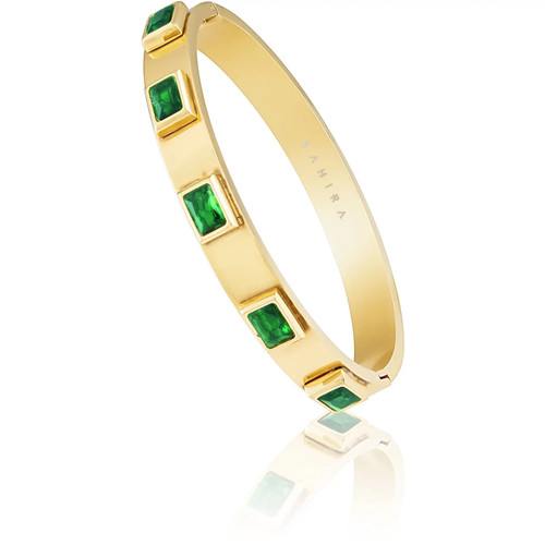 Emerald Bracelet- Gold