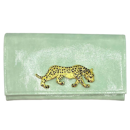 Cybil Clutch w/ Leopard