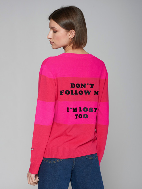 Lost Pullover - Red & Pink