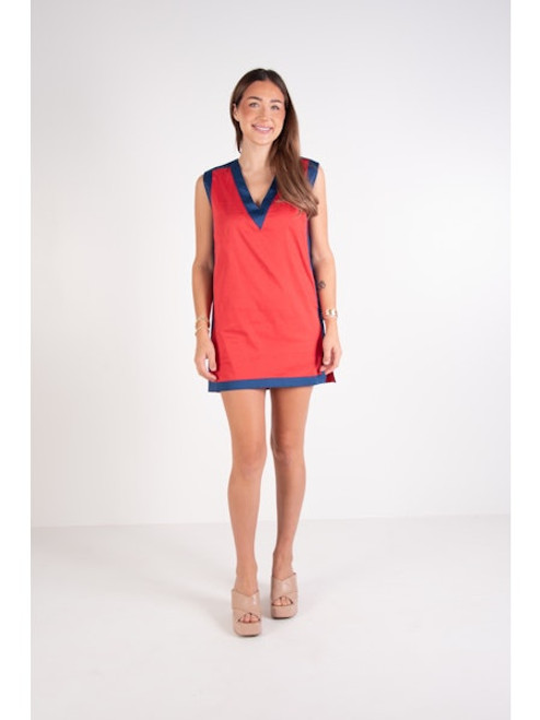 Emily Shift Dress - Americano Cotton