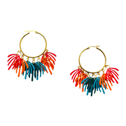 Matisse Earrings in Red