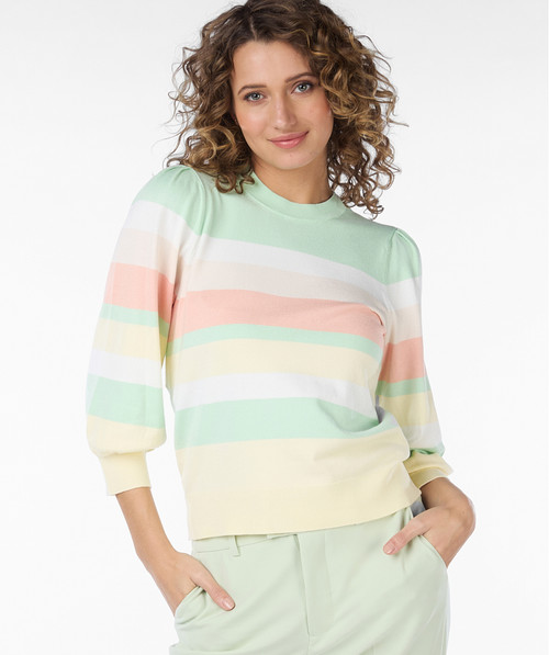 Striped Pistachio Sweater