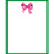 Pink Bow Notepad