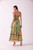 Safari- Beaded Strap Smocked Tiered Midi Dress